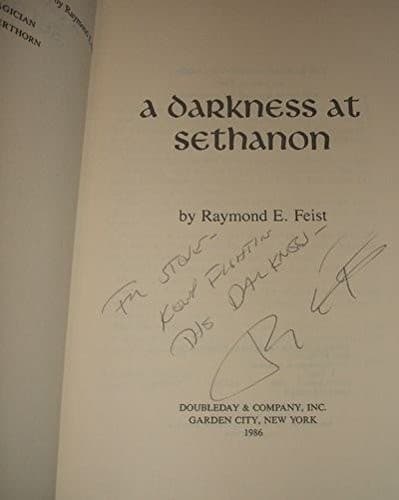 Cover of A Darkness At Sethanon by Raymond E. Feist