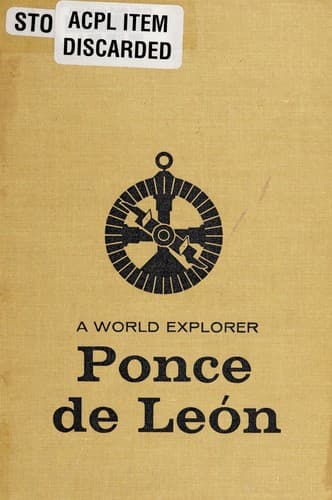 Cover of Ponce de Léon by Wyatt Blassingame
