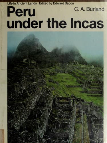 Cover of Peru under the Incas by Cottie Arthur Burland