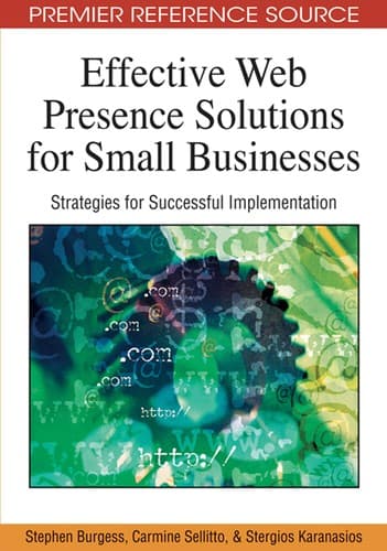Cover of Effective web presence solutions for small businesses by Stephen Burgess