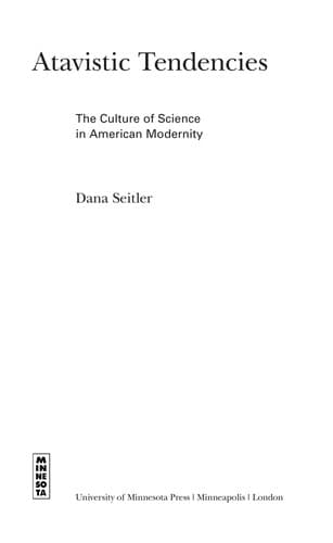 Cover of Atavistic tendencies by Dana Seitler