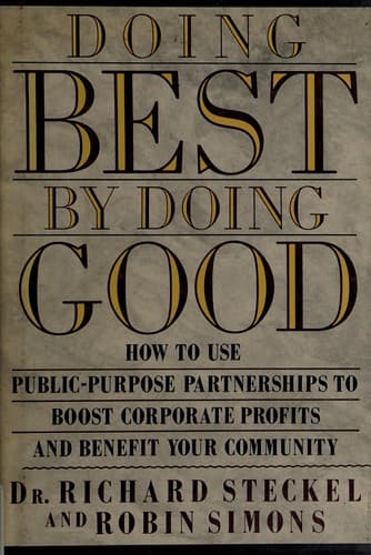 Cover of Doing best by doing good by Richard Steckel