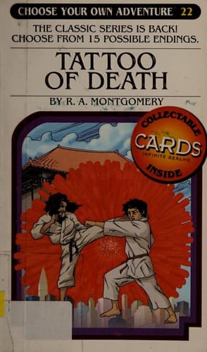 Cover of Tattoo of Death by R. A. Montgomery