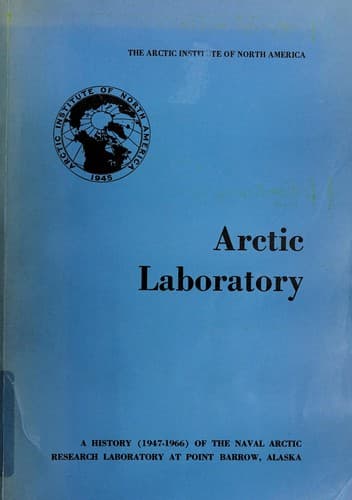 Cover of Arctic laboratory by Reed, John Calvin