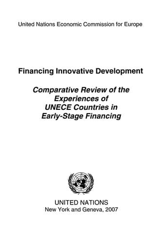 Cover of Financing innovative development by United Nations. Economic Commission for Europe