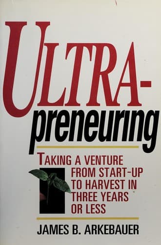 Cover of Ultrapreneuring by James B. Arkebauer