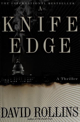 Cover of A knife edge by David Rollins