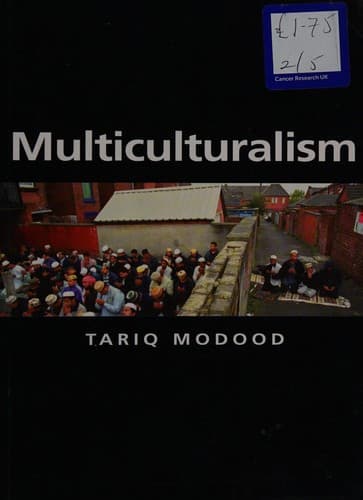 Cover of Multiculturalism by Tariq Modood