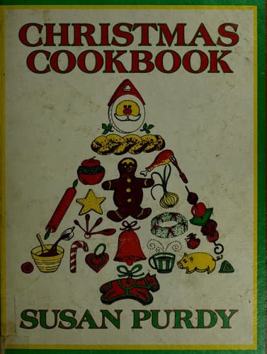 Cover of Christmas cookbook by Susan Gold Purdy