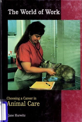Cover of Choosing a career in animal care by Jane Hurwitz