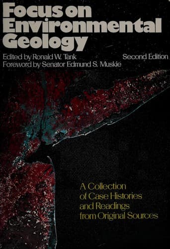 Cover of Focus on environmental geology by Ronald Warren Tank