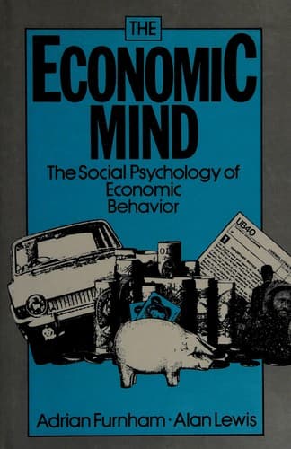Cover of The economic mind by Furnham, Adrian