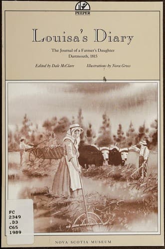 Cover of Louisa's diary by Louisa Collins