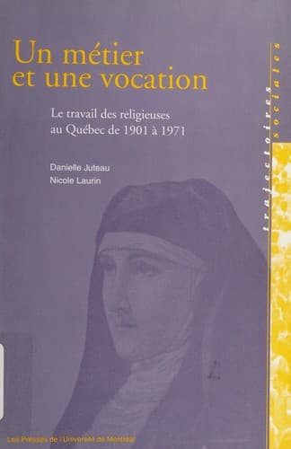 Cover of Un métier et une vocation by Danielle Juteau Lee