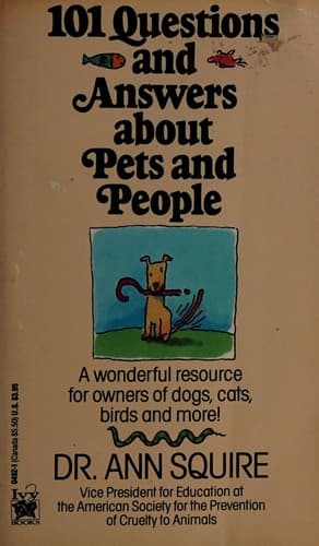 Cover of 101 questions and answers about pets and people by Ann Squire