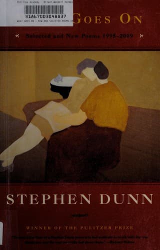 Cover of What goes on by Stephen Dunn
