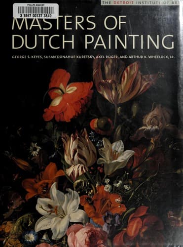 Cover of Masters of Dutch painting by Detroit Institute of Arts
