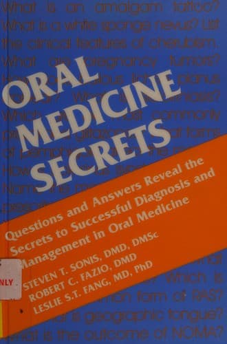 Cover of Oral medicine secrets by Stephen T. Sonis