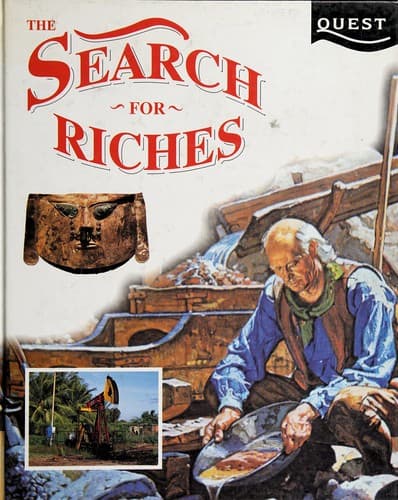 Cover of The search for riches by Andrew Langley