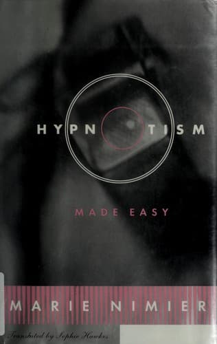 Cover of Hypnotisme à la portée de tous by Marie Nimier