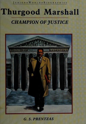 Cover of Thurgood Marshall by G. S. Prentzas