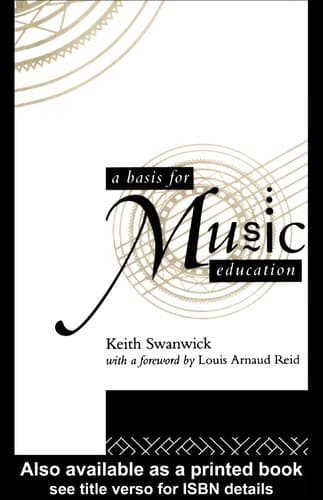Cover of A basis for music education by Keith Swanwick