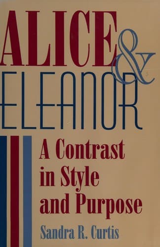 Cover of Alice and Eleanor by Sandra R. Curtis