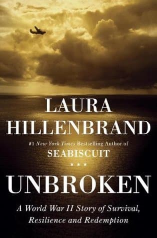 Cover of Unbroken: A World War II Story of Survival, Resilience and Redemption by Laura Hillenbrand