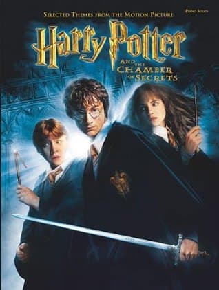 Cover of Harry Potter and the Chamber of Secrets: Selected Themes from the Motion Picture - Piano Solos: Piano Solos (Includes Souvenir Poster), Book & Poster by John Williams