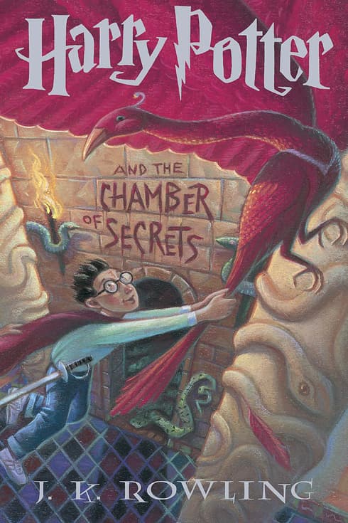 Cover of Harry Potter and the Chamber of Secrets by J. K. Rowling
