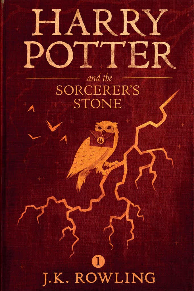 Cover of Harry Potter and the Philosopher's Stone by J. K. Rowling