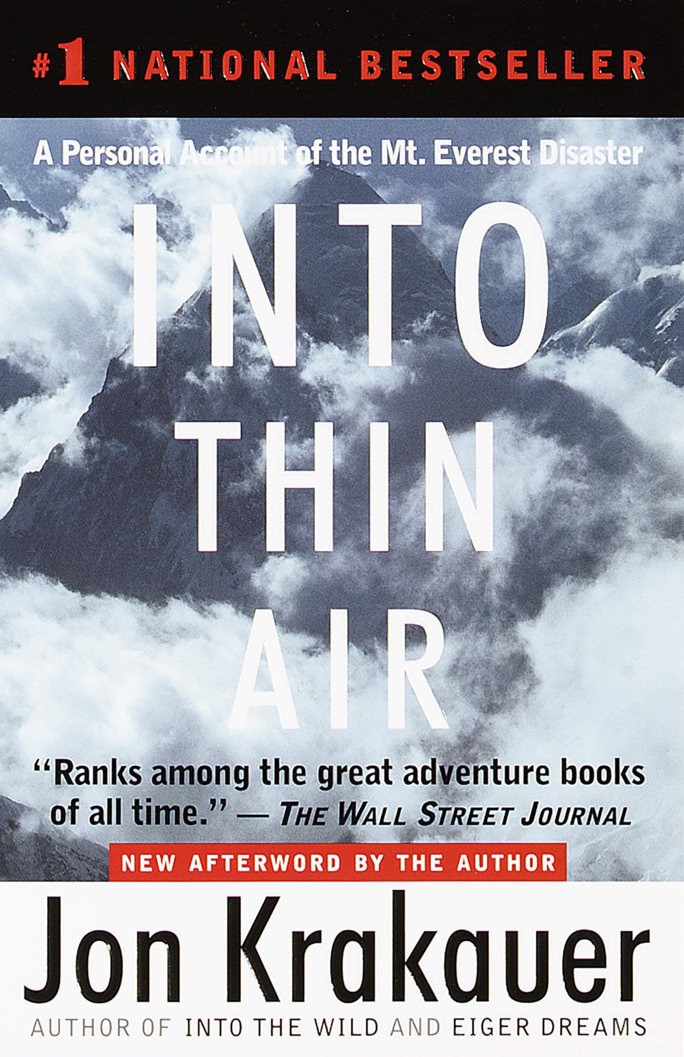 Cover of Into Thin Air: A Personal Account of the Mt. Everest Disaster by Jon Krakauer