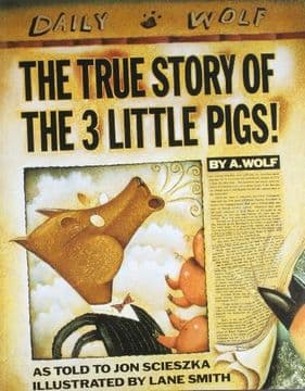 Cover of A lesson plan book for the true story of the 3 little pigs by Jon Scieszka