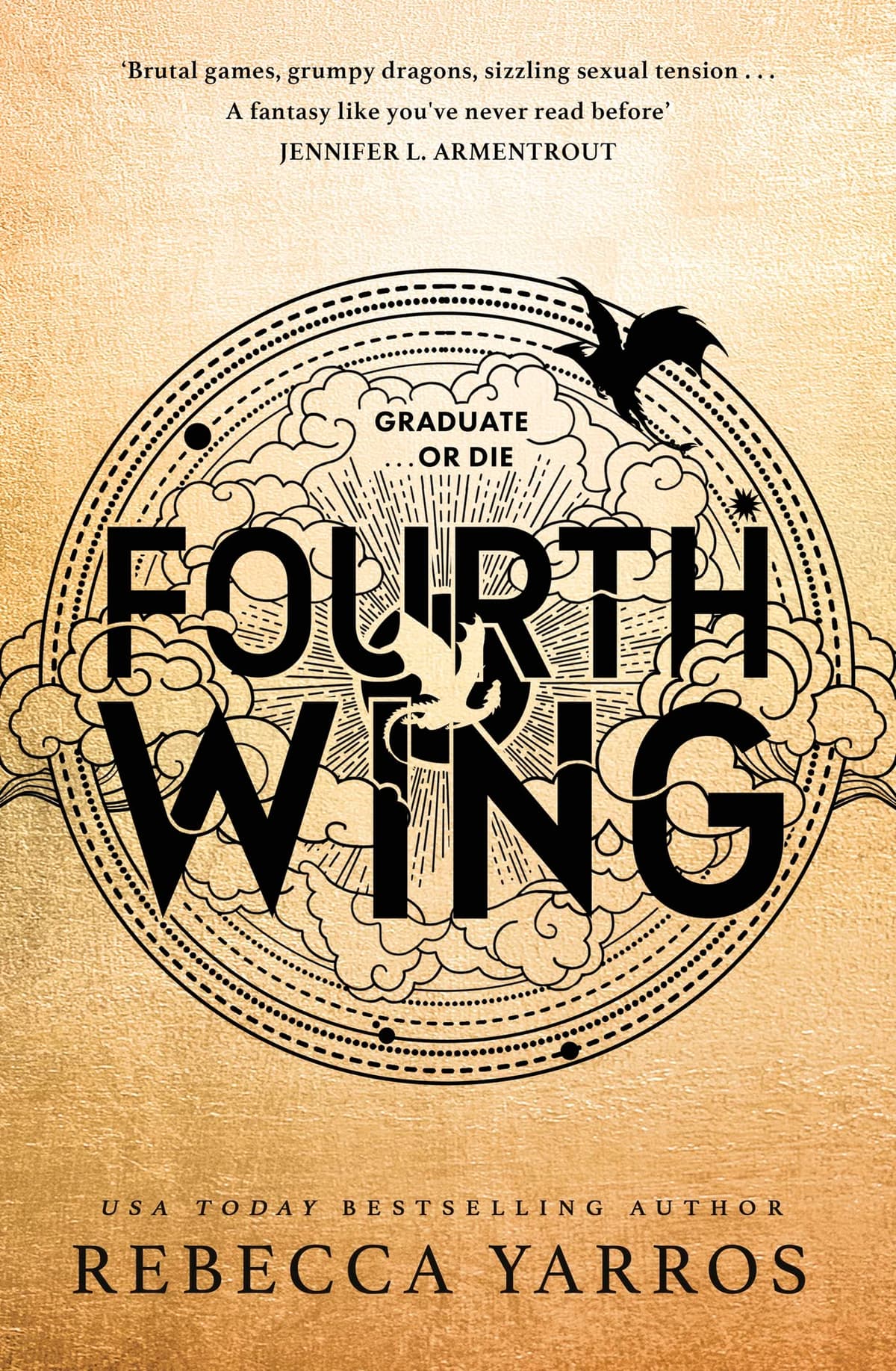 Cover of Fourth Wing by Rebecca Yarros