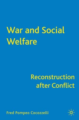 Cover of War and social welfare by Fred Pompeo Cocozzelli