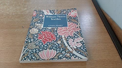 Cover of William Morris textiles by Linda Parry
