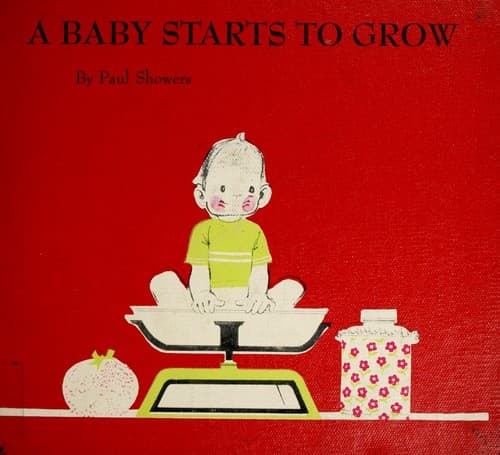 Cover of A baby starts to grow by Paul Showers