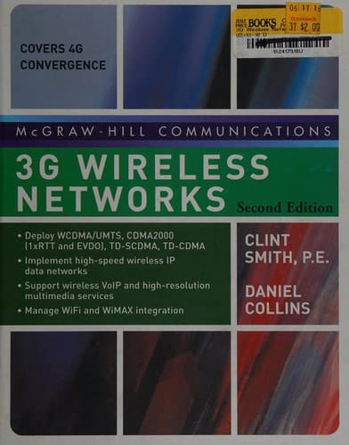 Cover of 3G wireless networks by Smith, Clint P.E