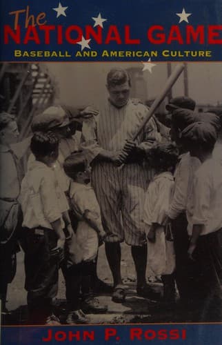 Cover of The national game by John P Rossi