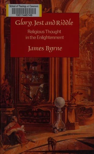 Cover of Glory, Jest and Riddle by James M. Byrne