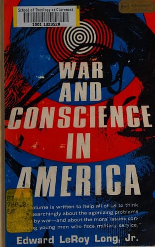 Cover of War and conscience in America by Edward Le Roy Long