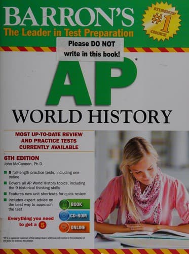 Cover of AP world history by John McCannon