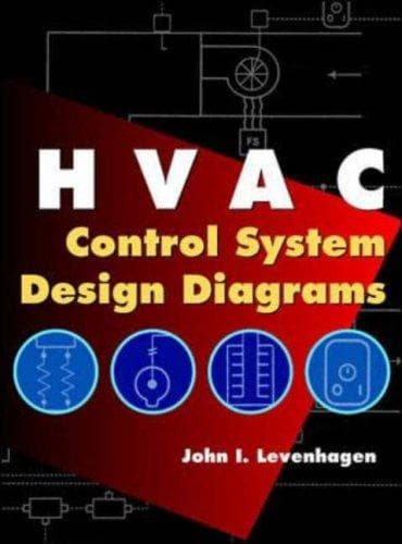 Cover of HVAC control system design diagrams by John I. Levenhagen
