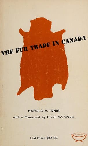 Cover of The fur trade in Canada by Harold Adams Innis