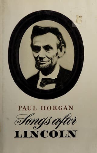 Cover of Songs after Lincoln by Paul Horgan