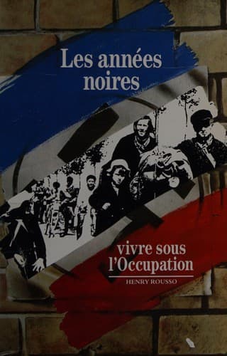 Cover of Les années noires by Henry Rousso