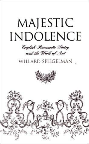 Cover of Majestic indolence by Willard Spiegelman
