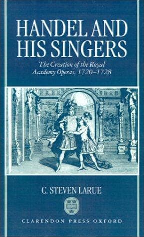 Cover of Handel and his singers by C. Steven LaRue