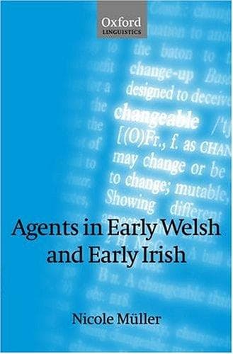 Cover of Agents in early Welsh and early Irish by Müller, Nicole