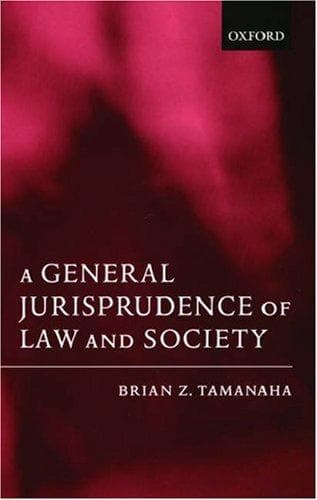 Cover of A general jurisprudence of law and society by Brian Z. Tamanaha